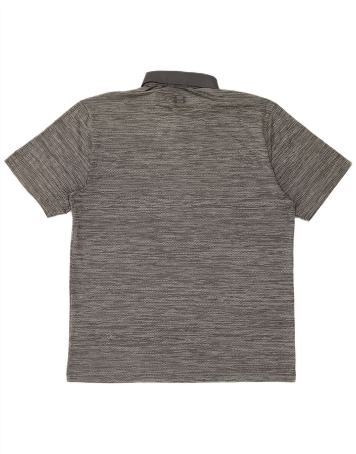 Under Armour Herre Polo Shirt Stor Grå Flecked Polyester