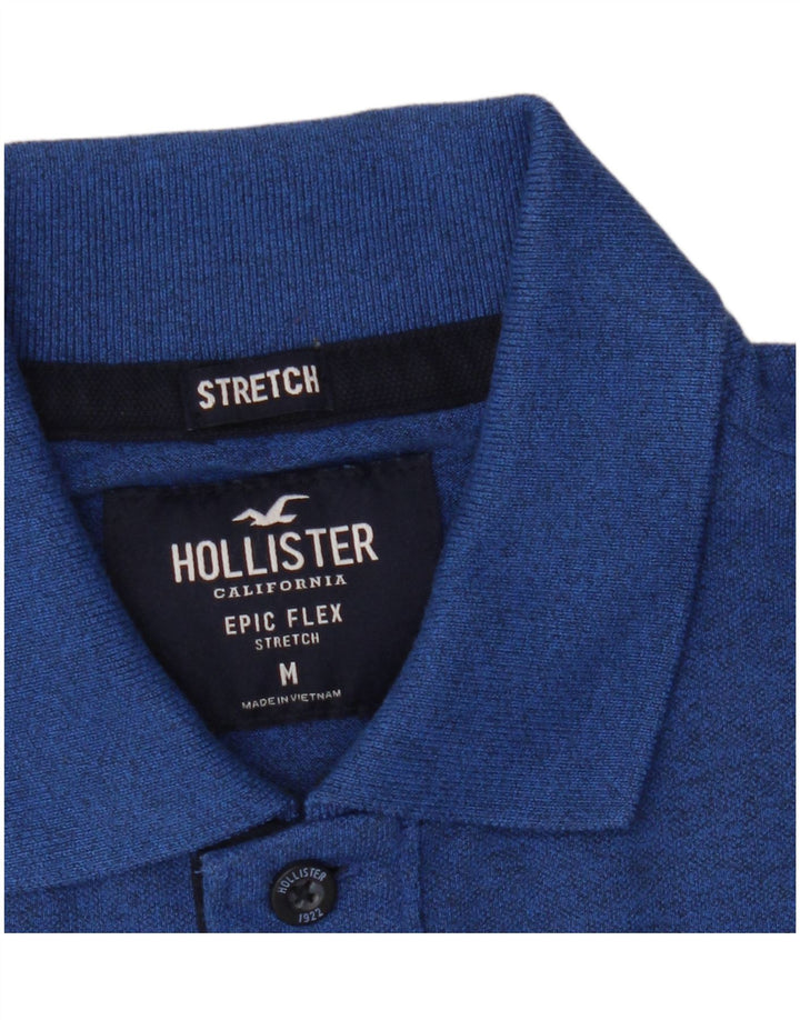 Hollister Stretch Polo Shirt til mænd mellemblå