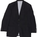 Marks & Spencer Herre 2-knaps blazerjakke UK 38 Medium Navy Blue Linen
