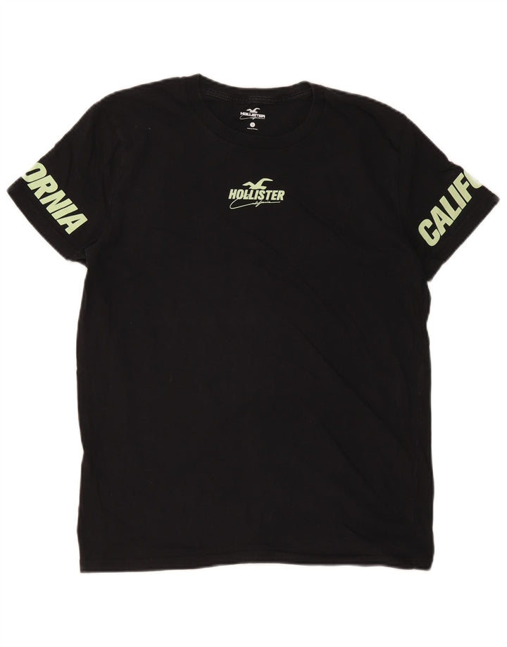 Hollister Herre grafisk T-shirt Top Lille Sort