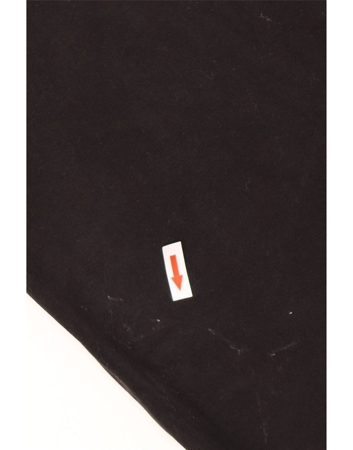 VANS Herre Classic Fit Grafisk T-Shirt Top Lille Sort Bomuld