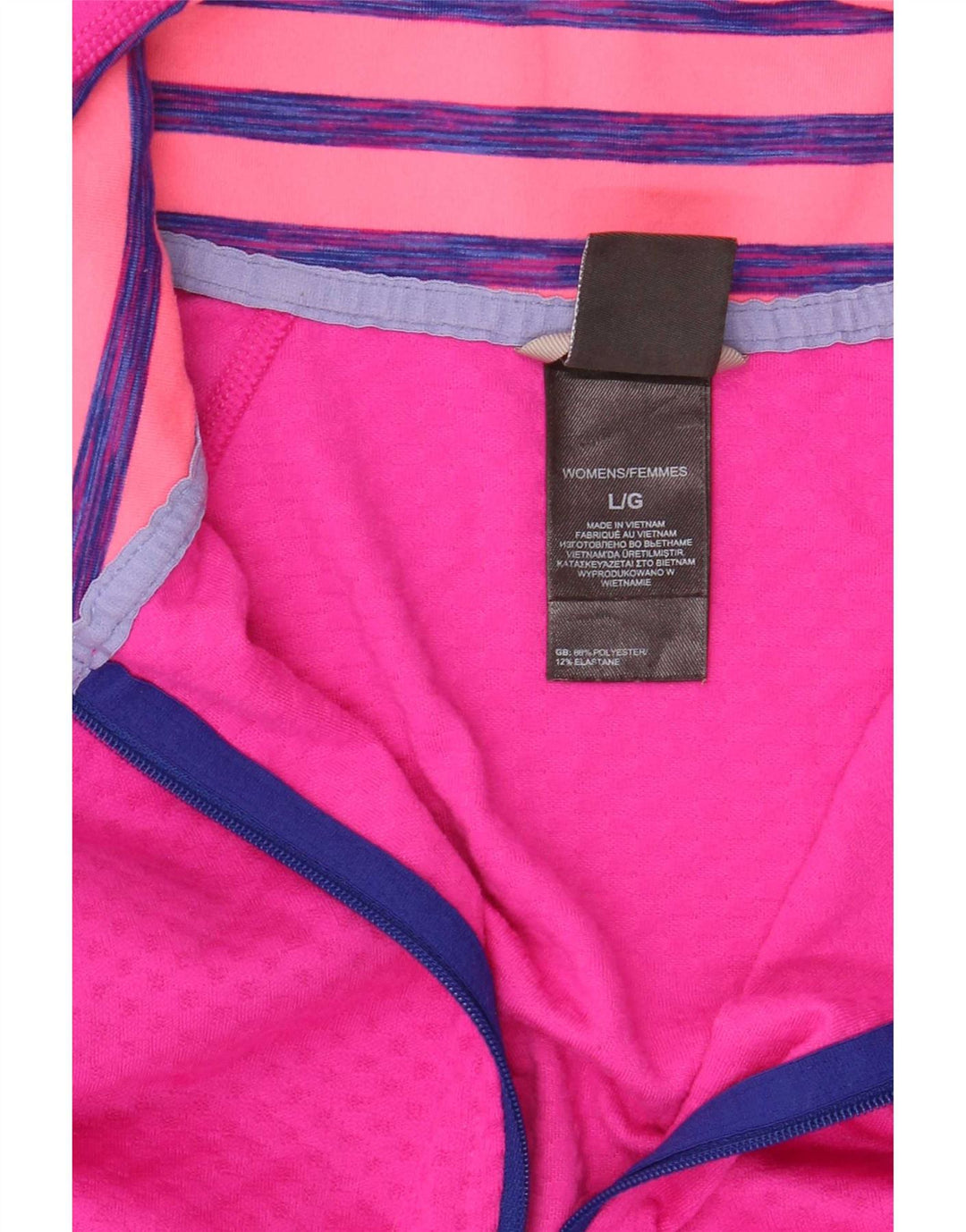 The North Face Dame Pullover Træningsdragt Top UK 14 Large Pink Spotted