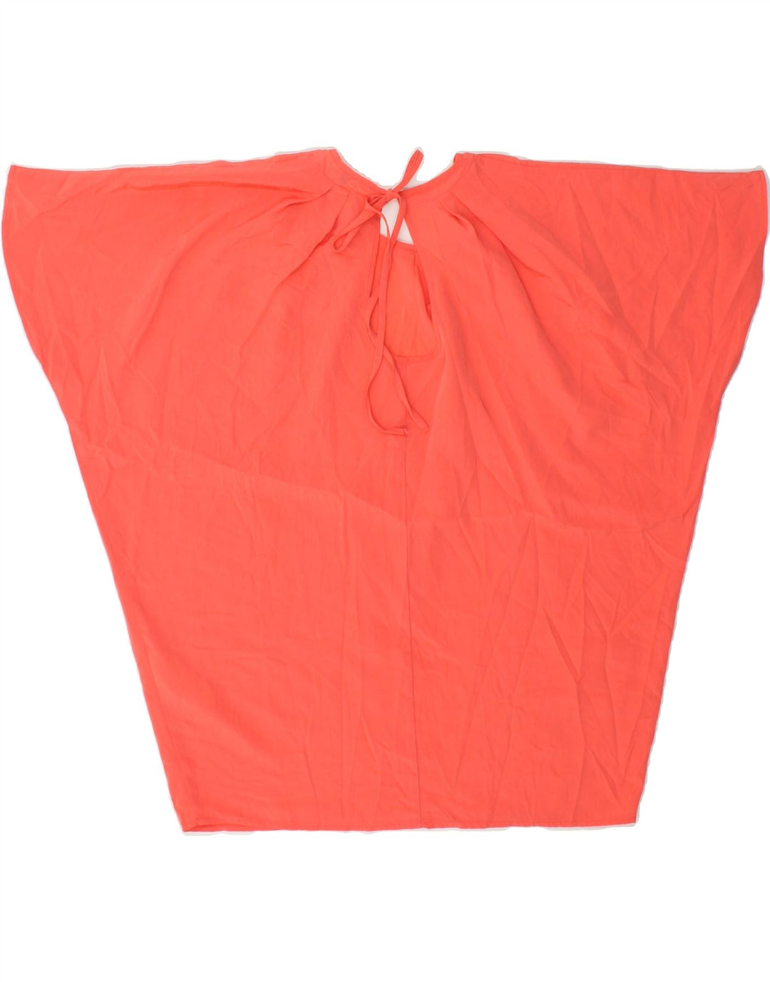 BENETTON Womens Oversized Batwing Blouse Top UK 10 Small Orange Polyester Vintage Benetton and Second-Hand Benetton from Messina Hembry 