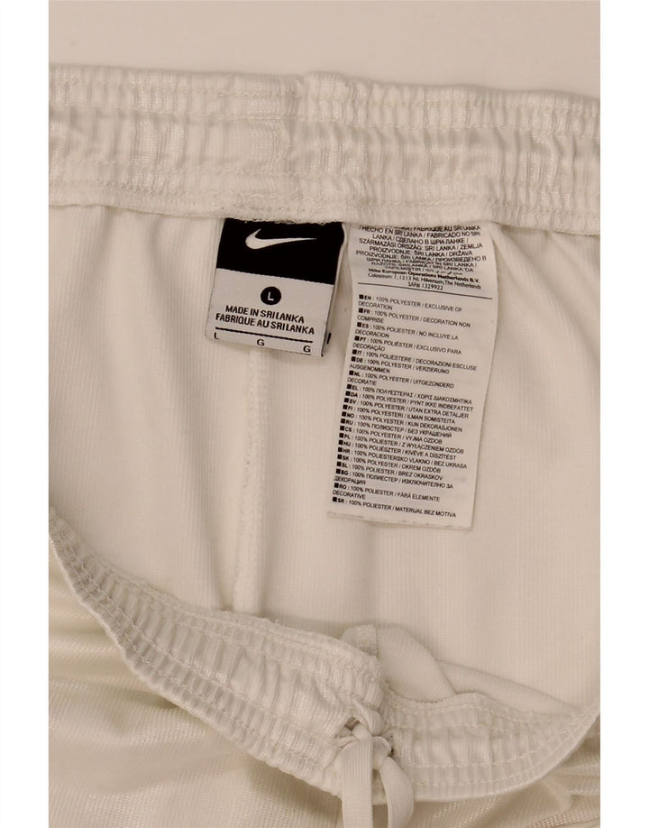Nike Sportsshorts til mænd, store hvide polyester