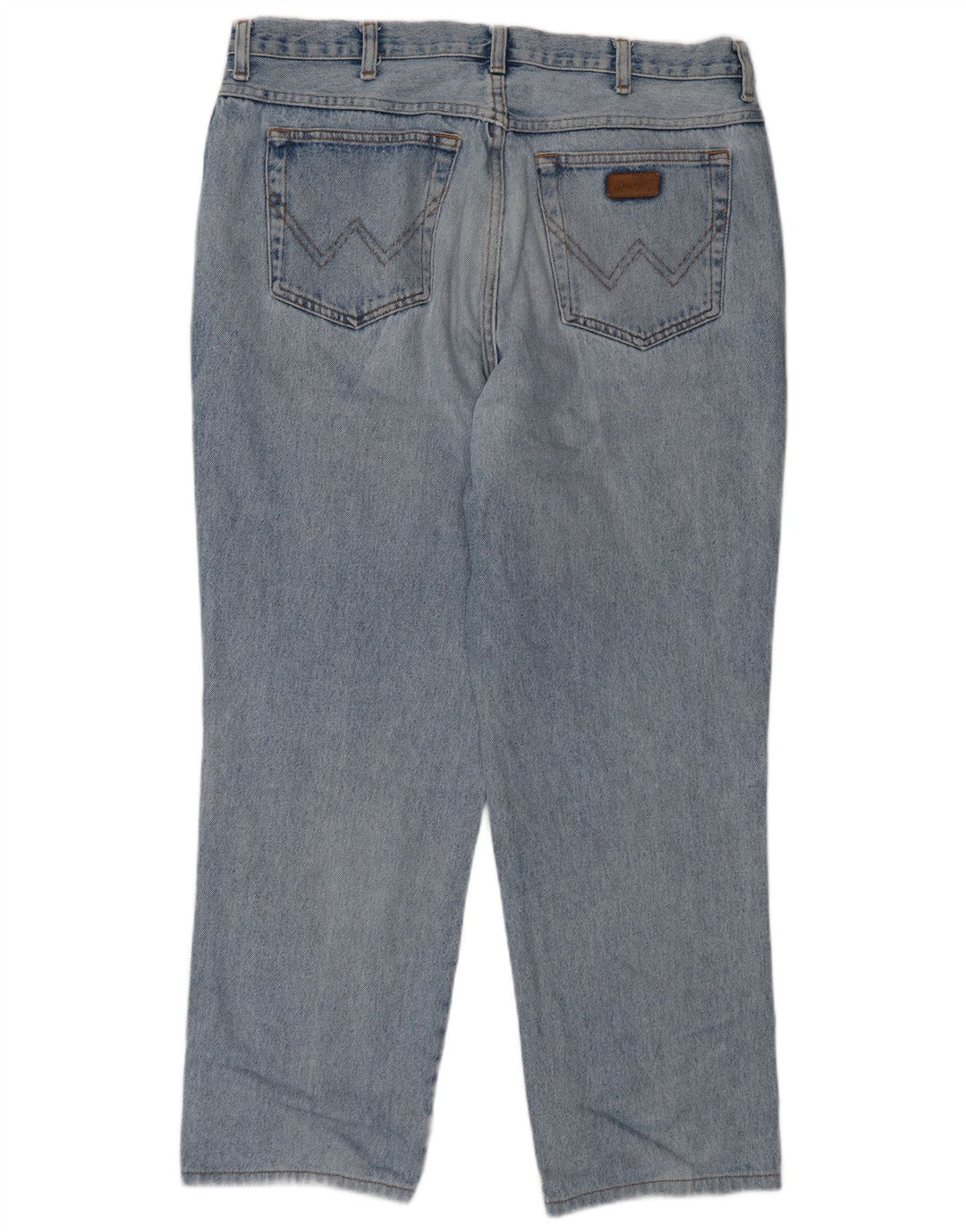 Wrangler Mens IDAHO Straight Jeans W38 L30 Blue Cotton