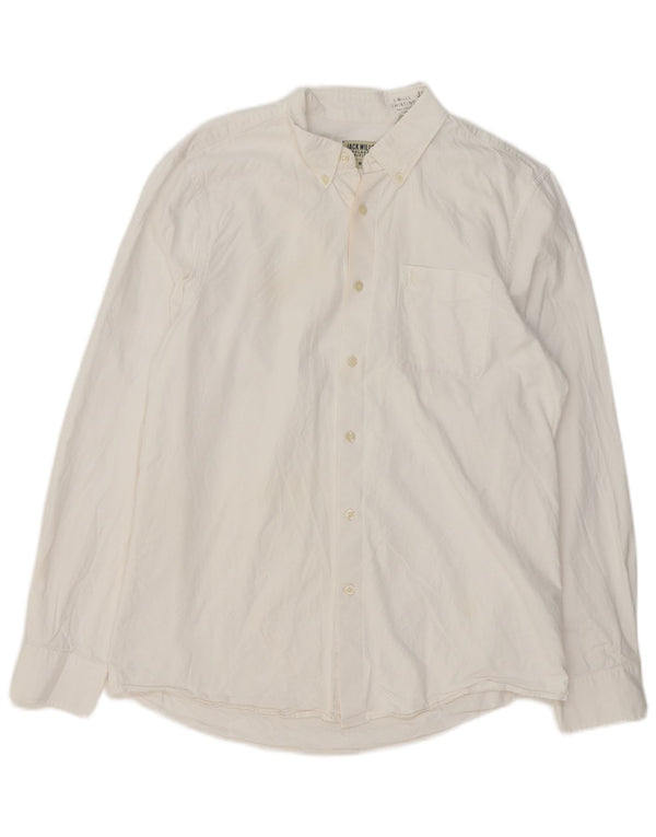 Jack Wills Herreskjorte Medium Hvid Bomuld
