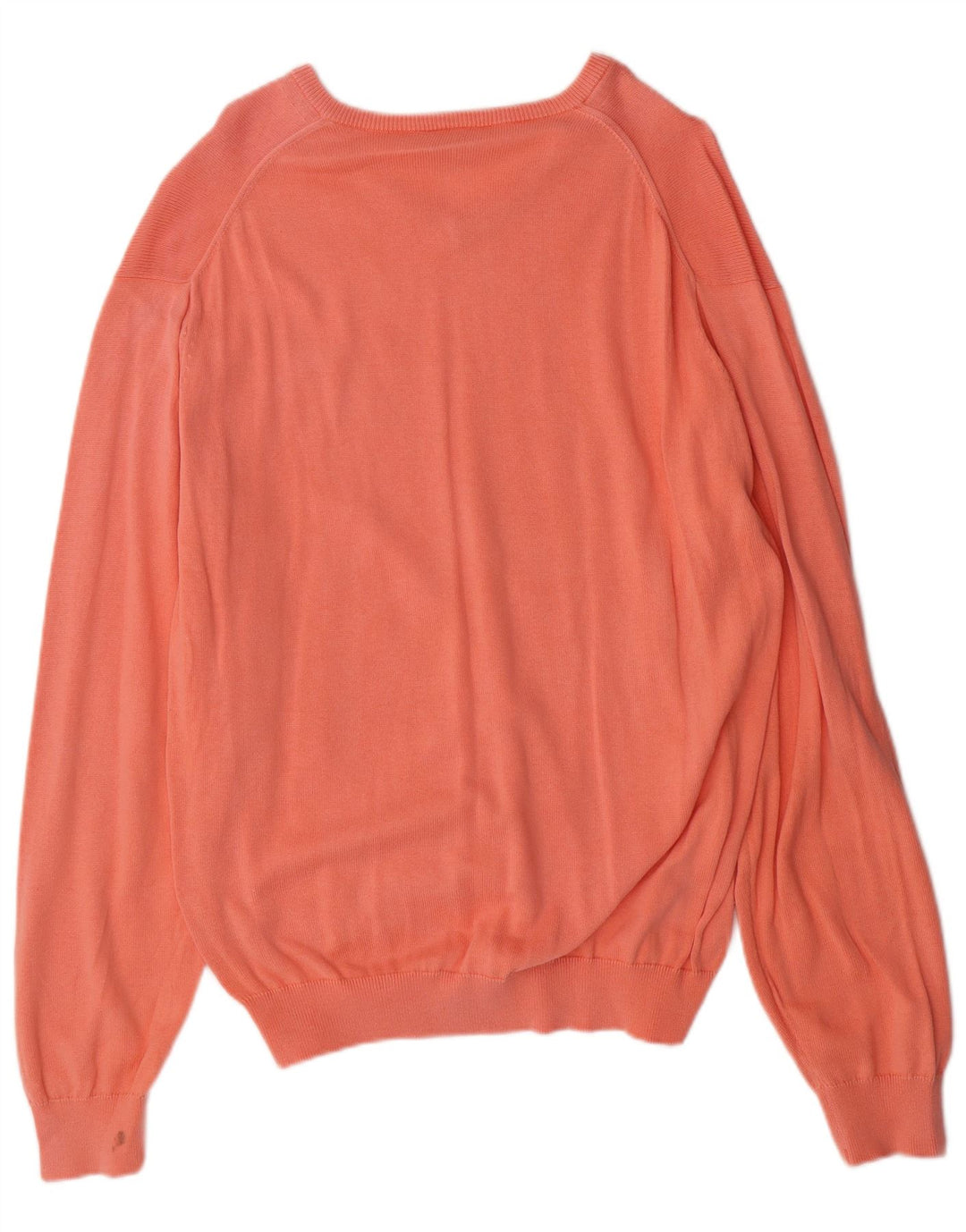 LACOSTE Herre V-hals sweater str. 4 Medium Orange