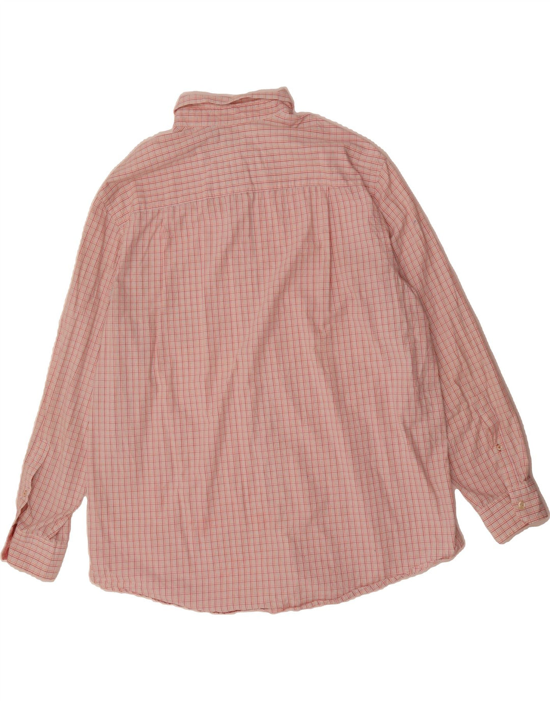 IZOD Mens Shirt 2XL Pink Check Cotton Vintage Izod and Second-Hand Izod from Messina Hembry 