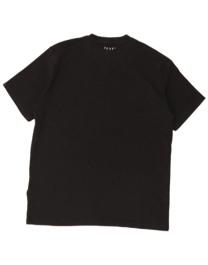 FRENCH CONNECTION Herre T-Shirt Top XL Sort