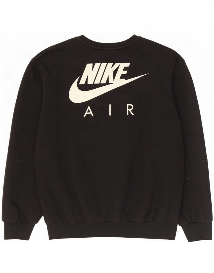 Nike grafisk sweatshirt til mænd 2XL sort bomuld