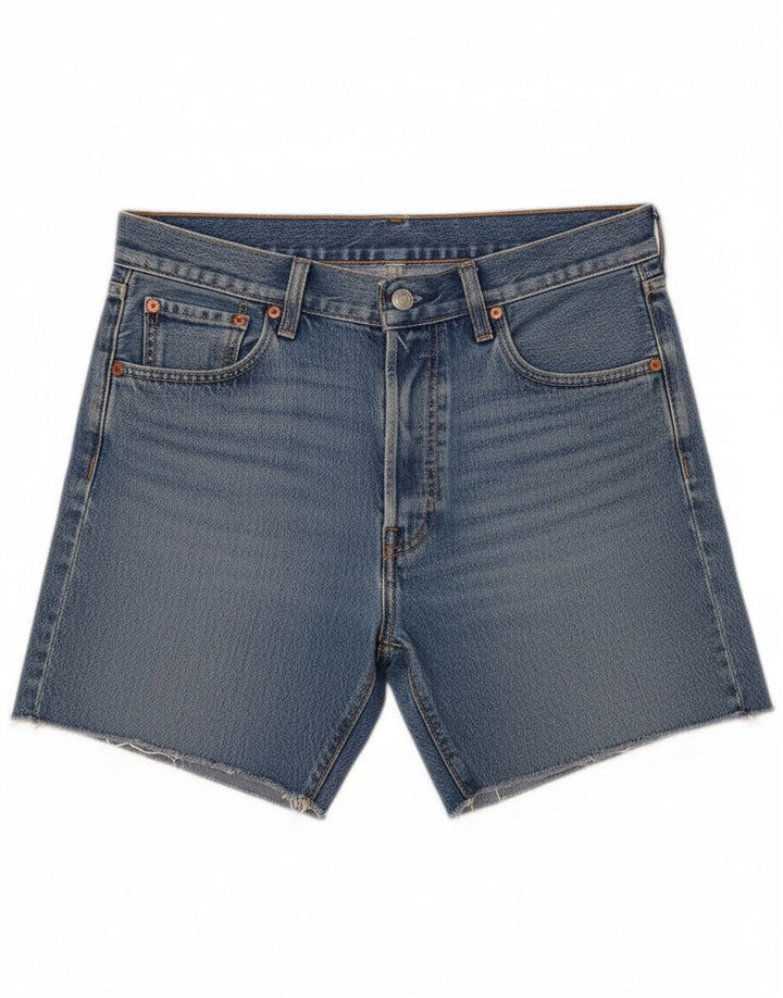 Levi's Herre 501 denimshorts W30 mellemblå bomuld
