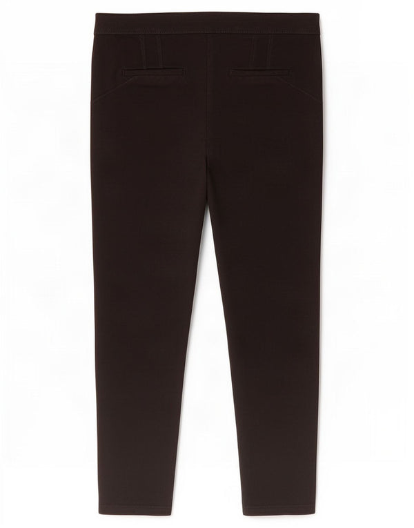 Marks & Spencer Dame Cropped Trousers UK 16 Large W34 L25 Black Viscose
