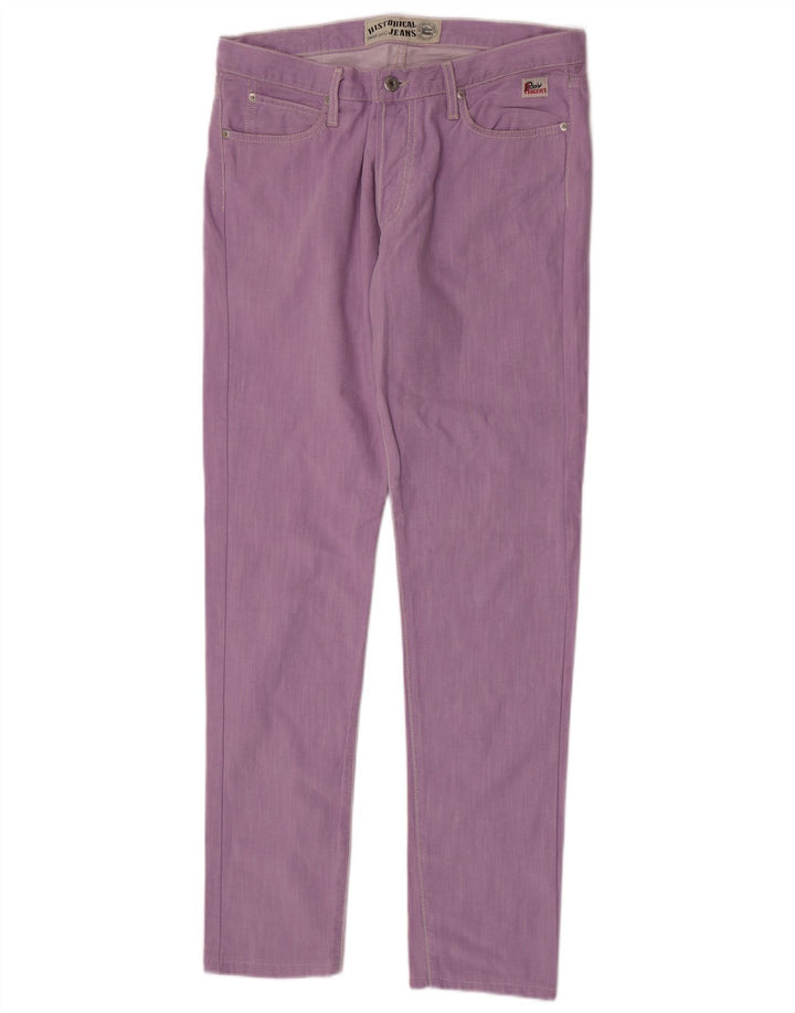 Roy Rogers Dame Slim Jeans W33 L32 Lilla Bomuld