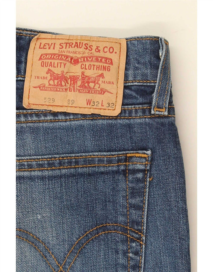 Levi's Herre 529 Curvy Bootcut Jeans W32 L32 Blå Bomuld