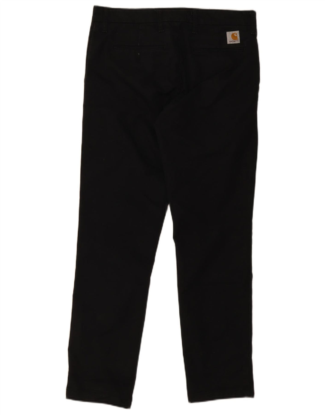 Carhartt Herre Sid Lige Chinobukser W32 L30 Sort Bomuld