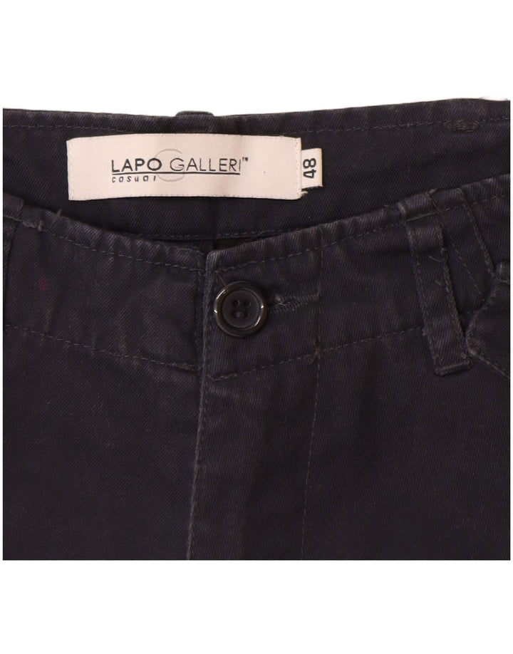 Lapo Galleri Herre Cargo Shorts IT 48 Medium W32 Marineblå Bomuld