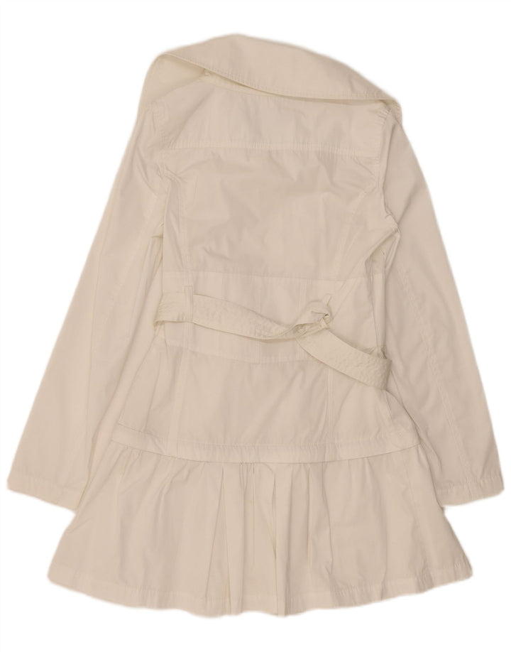 Guess By Marciano Trench Coat til kvinder IT 40 Lille hvid polyester