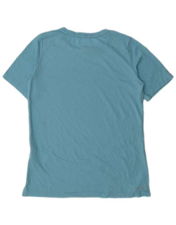 Nike drenge grafisk t-shirt top 13-14 år XL blå polyester
