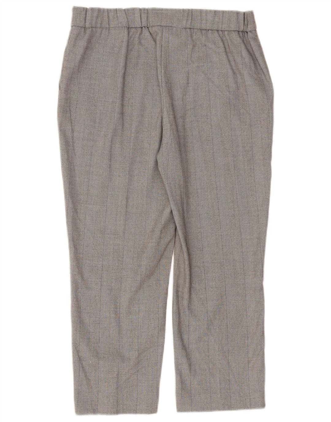 Marks & Spencer Lige Capri-bukser til kvinder UK 12 Medium W30 L23 Grå