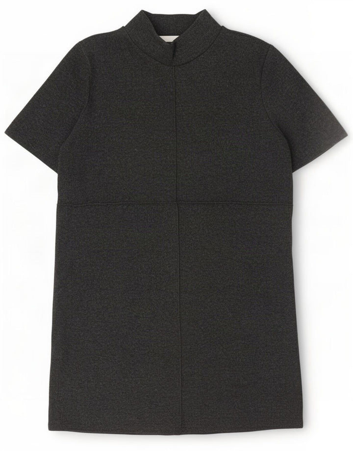 Zara Dame Jumper Dress UK 16 Large Grå Polyester
