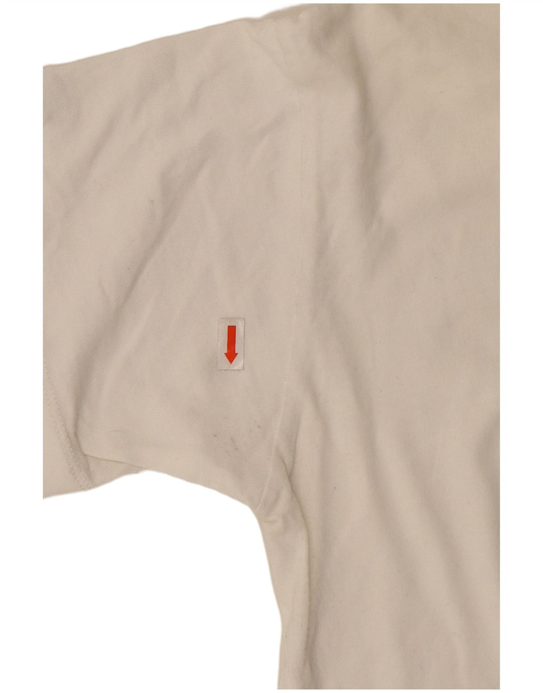 Champion Womens Crop Grafisk T-Shirt Top UK 14 Medium White
