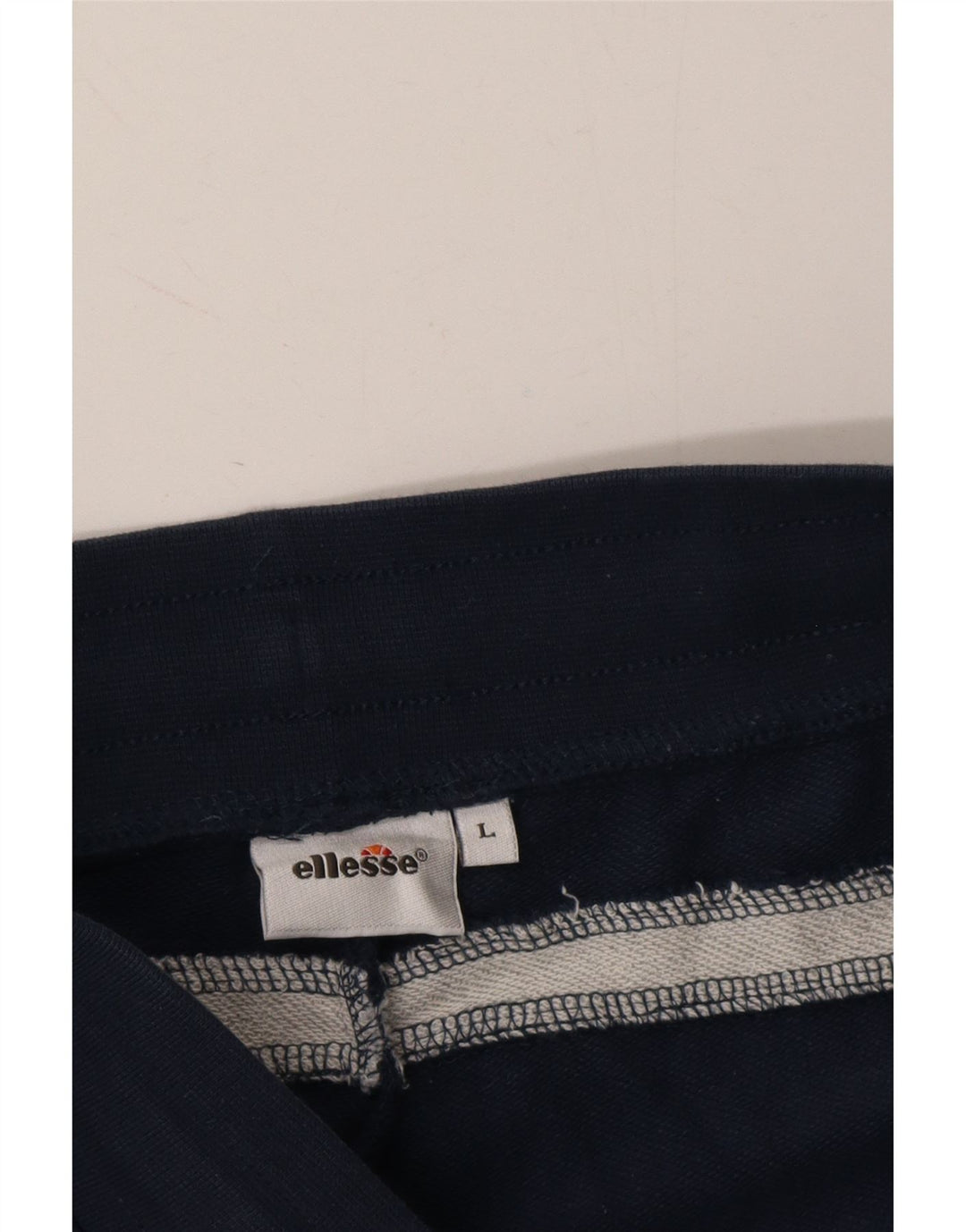 ELLESSE Mens Tracksuit Trousers Joggers Large  Navy Blue Cotton