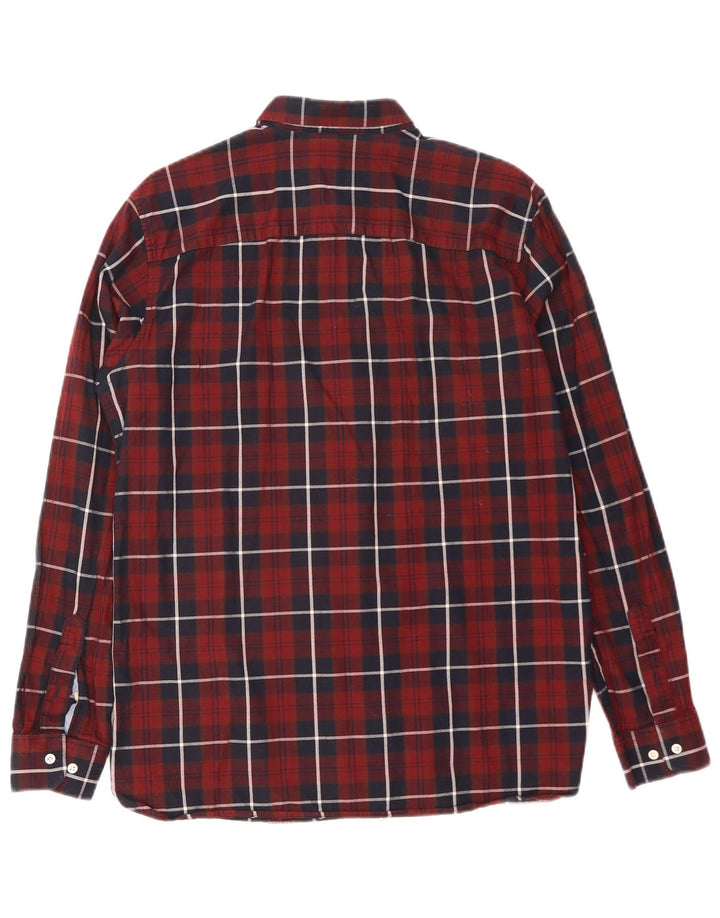 Jack & Jones herreskjorte XL Burgundy ternet bomuld