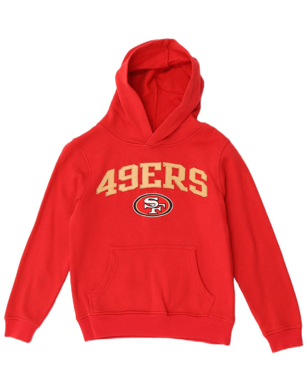 NFL Boys San Francisco 49ers Grafisk Hoodie Jumper 10-11 år Medium Rød