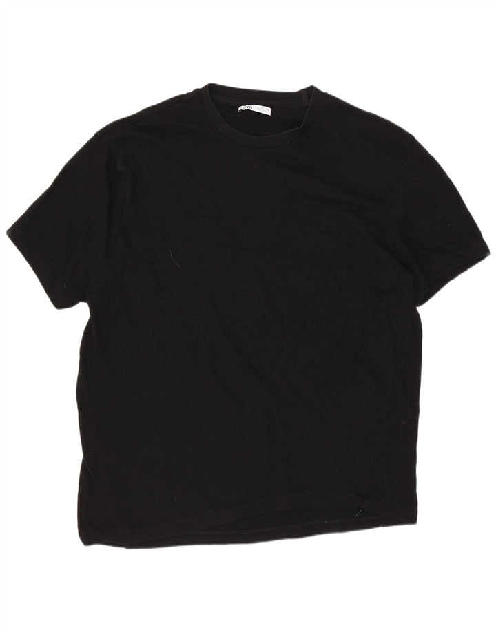ZARA Herre T-Shirt Top XL Sort