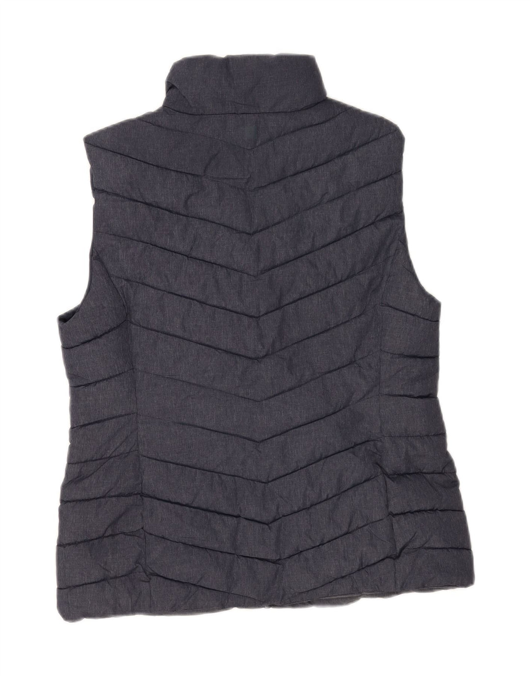 Mountain Warehouse Womens Polstret Gilet UK 14 Large Navy Blue Nylon