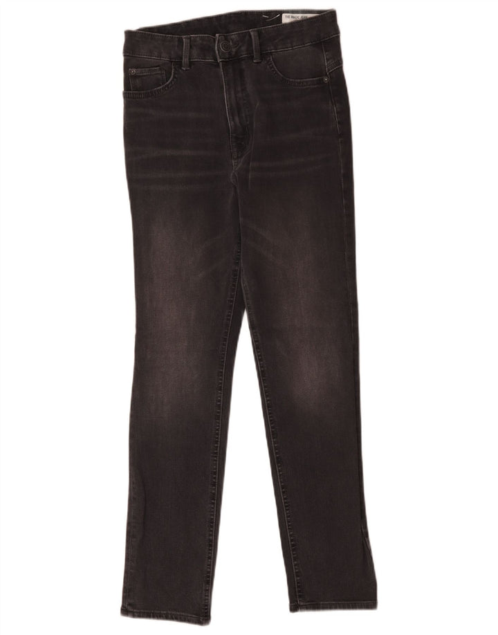 Marks & Spencer Dame Slim Jeans UK 8 Small W26 L26 Grå Bomuld