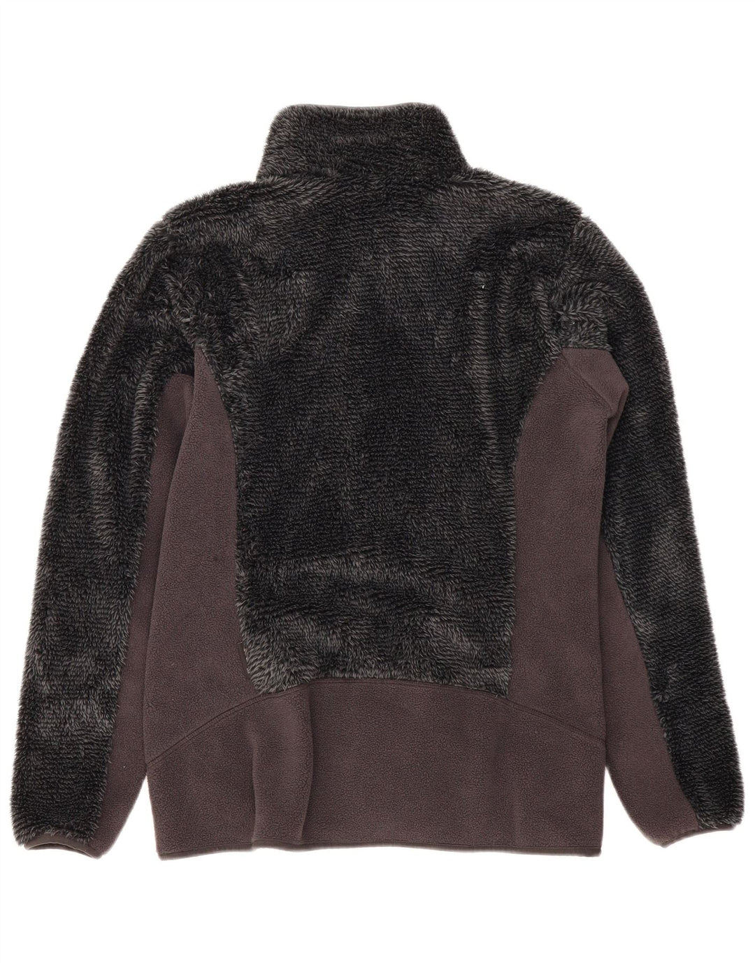 Jack Wolfskin Dame Fleecejakke UK 14 Medium Grey Colourblock Polyester
