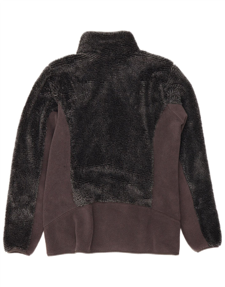Jack Wolfskin Dame Fleecejakke UK 14 Medium Grey Colourblock Polyester