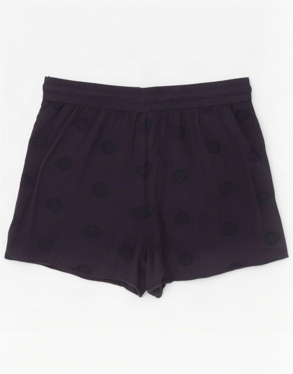White Stuff Womens Casual Shorts Large W32 Navy Blue Polyester
