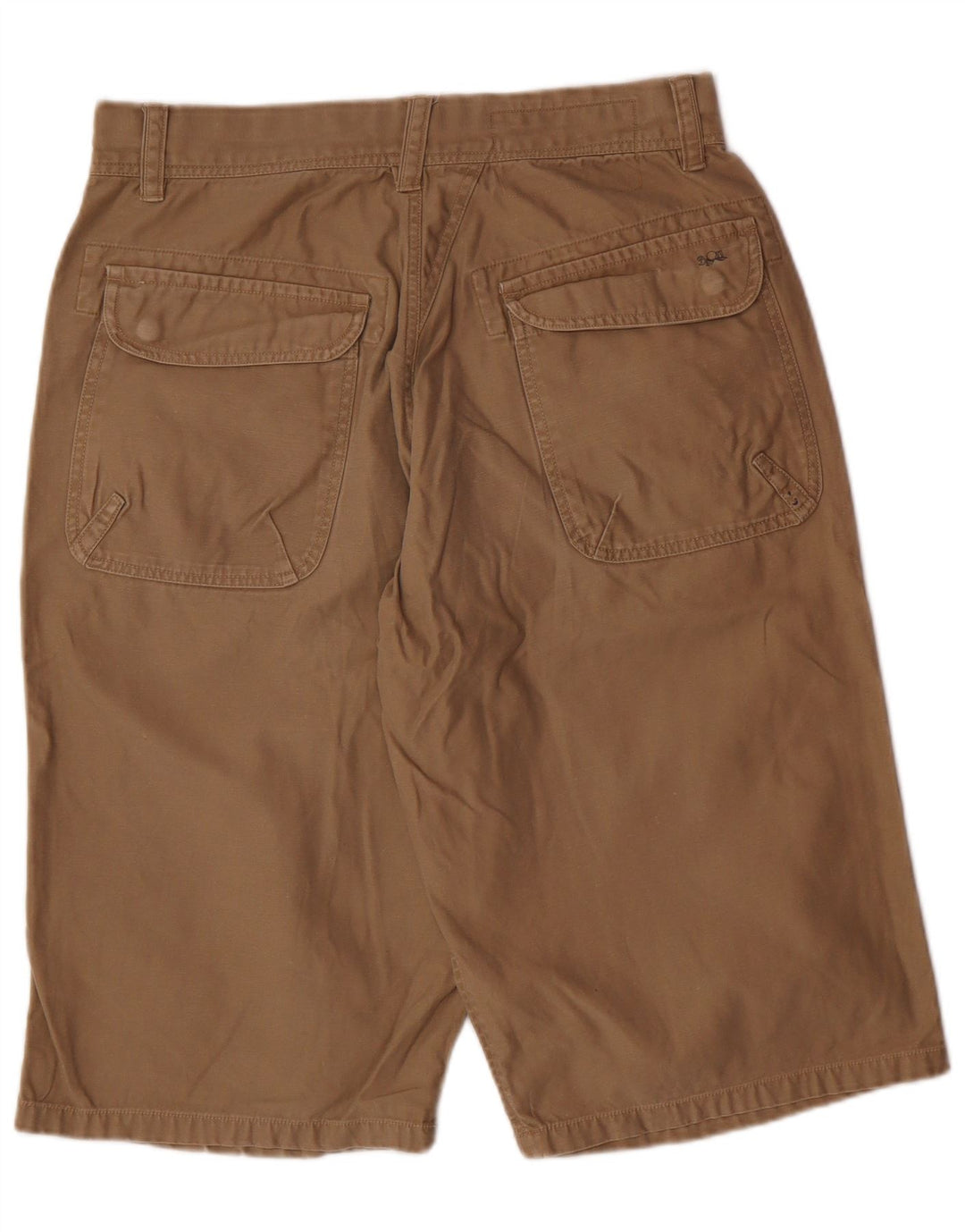 BLUNAUTA Mens Casual Shorts Large W32  Beige Cotton