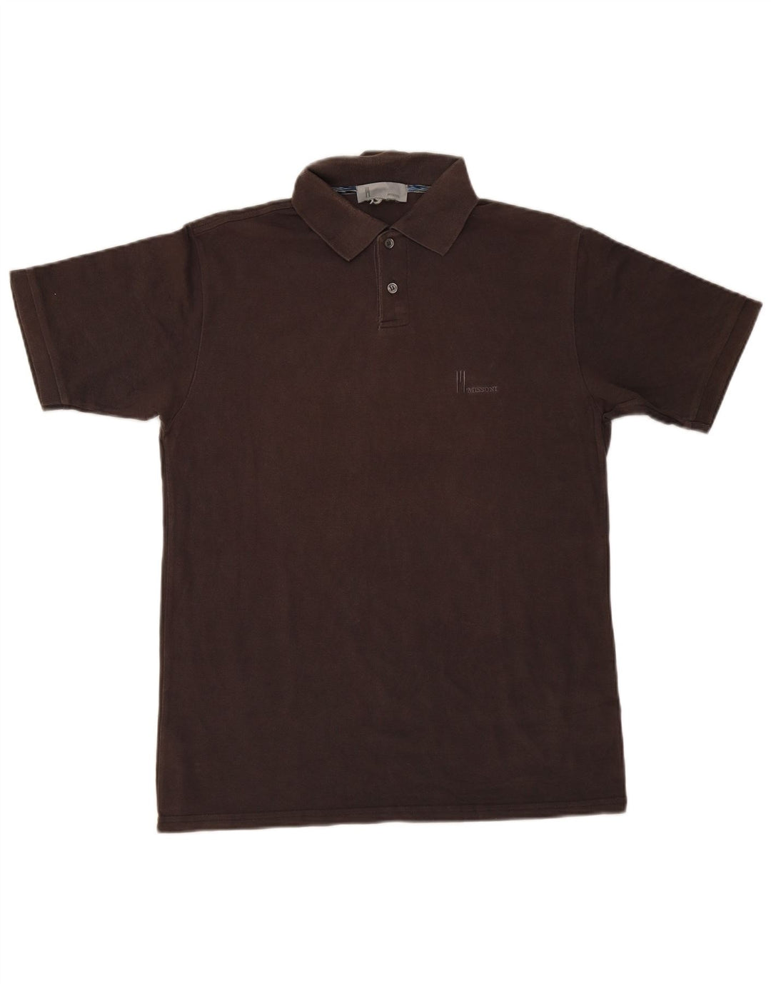 Missoni Herre Polo Shirt Stor Grå Bomuld