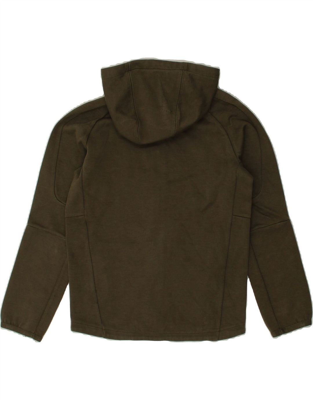 PUMA Boys Zip Hoodie Sweater 11-12 Years Green Vintage Puma and Second-Hand Puma from Messina Hembry 
