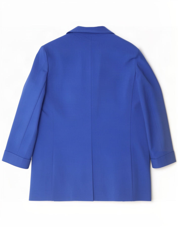 Marks & Spencer Dame 3/4-ærmet blazerjakke UK 14 Large Blue