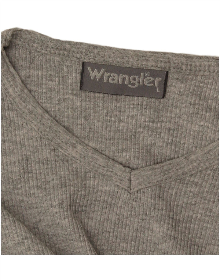 Wrangler Dametop Langærmet UK 14 Stor Grå