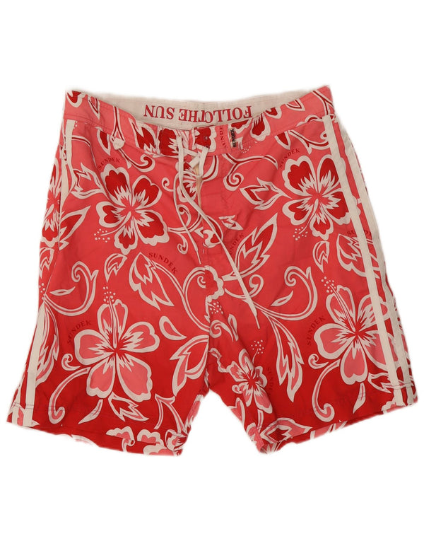 Sundek Herre badeshorts Large Pink Floral