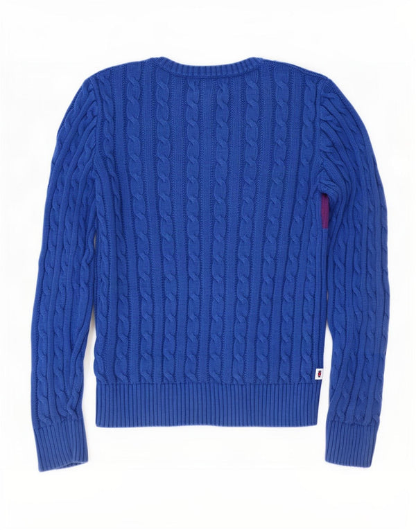 Polo Ralph Lauren Boys Boat Neck Jumper Sweater 15-16 år XL Blå