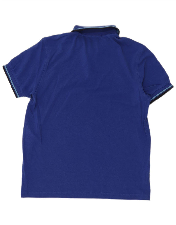 FRED PERRY Slim Fit poloshirt til mænd Lille marineblå bomuld
