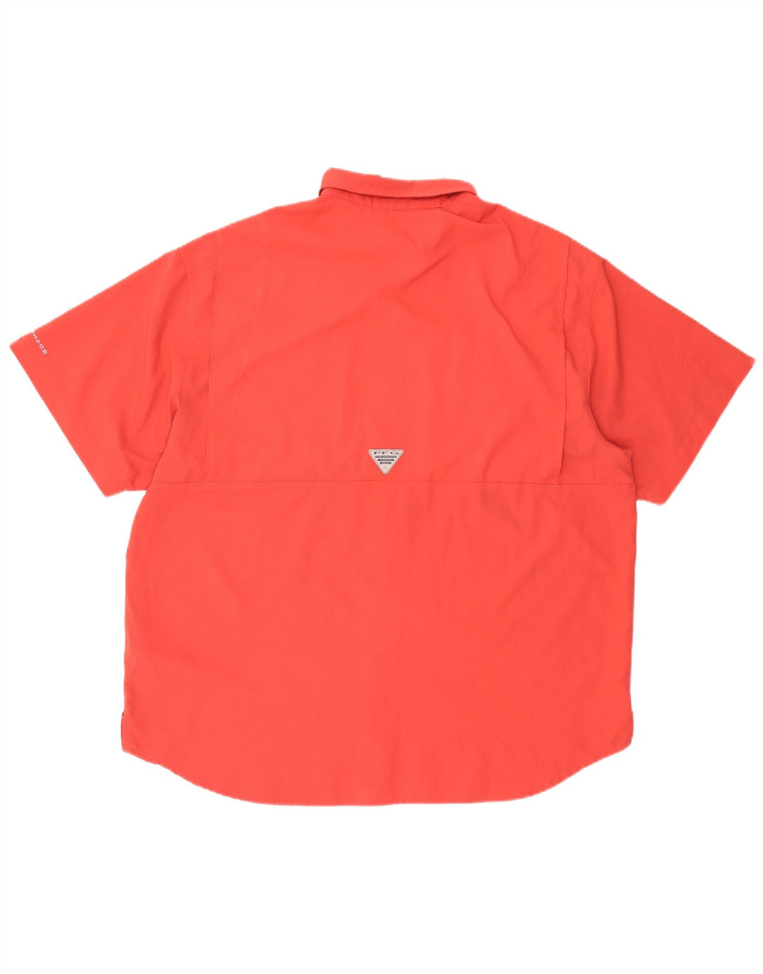 Columbia Herre Omni-Shade kortærmet skjorte 2XL rød polyester
