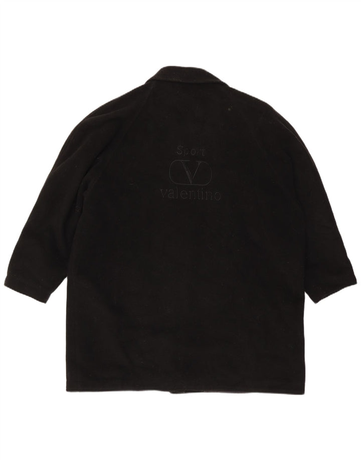 Valentino Dame Overfrakke IT 46 Stor Sort Uld
