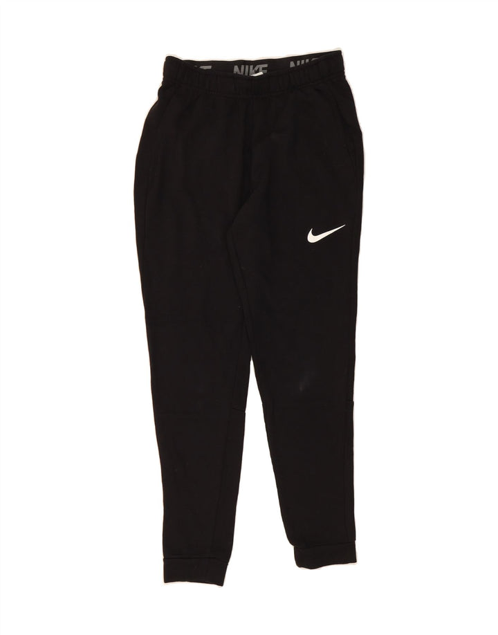 NIKE Mens Tracksuit Trousers Joggers Small Black Polyester Vintage Nike and Second-Hand Nike from Messina Hembry 