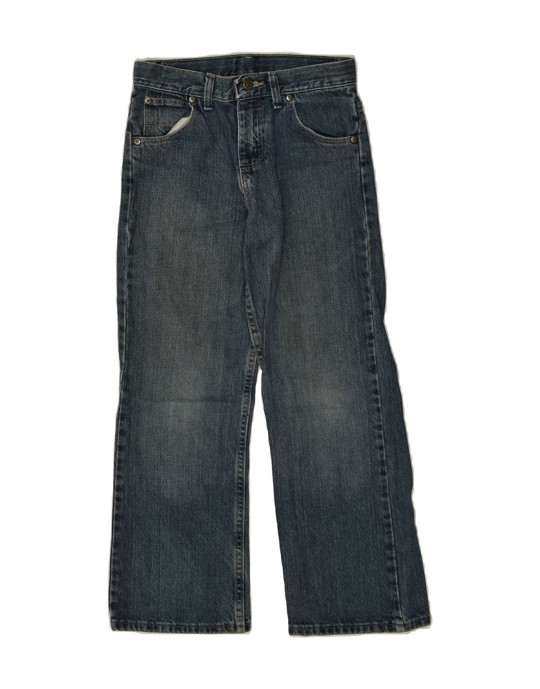 WRANGLER Girls Straight Jeans 9-10 Years W26 L26 Blue Cotton | Vintage Wrangler | Thrift | Second-Hand Wrangler | Used Clothing | Messina Hembry 
