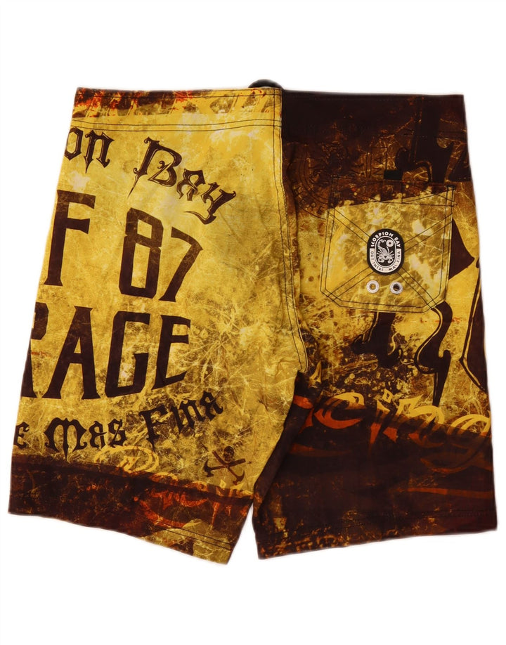 Scorpion Bay Herre grafiske svømmeshorts Medium Flerfarvet Colourblock