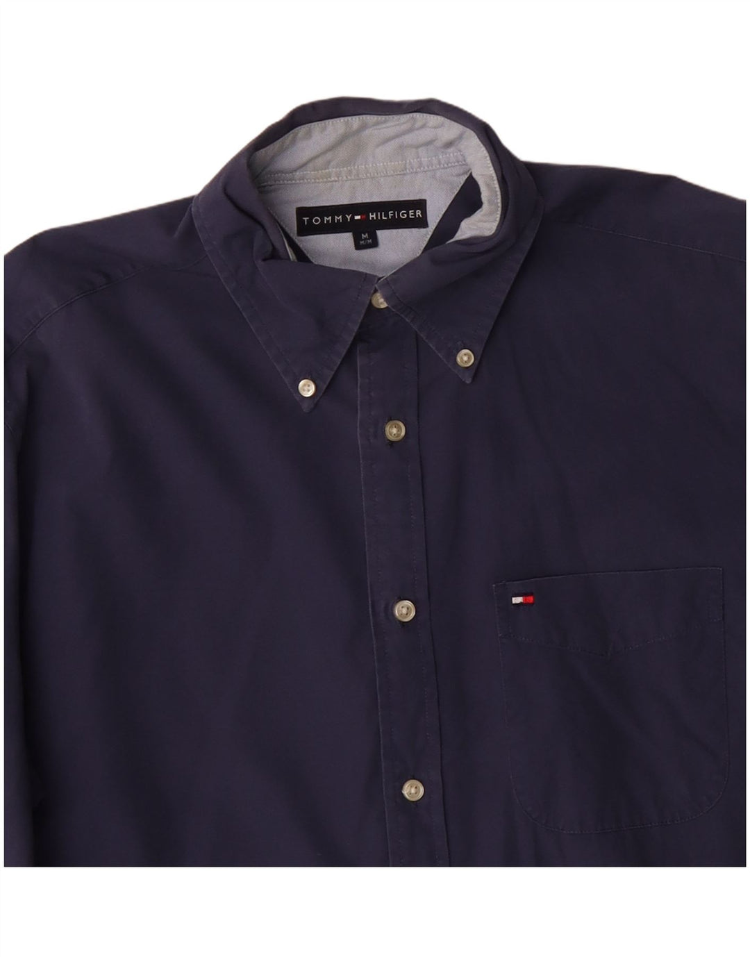 Tommy Hilfiger Herreskjorte Medium Navyblå Bomuld
