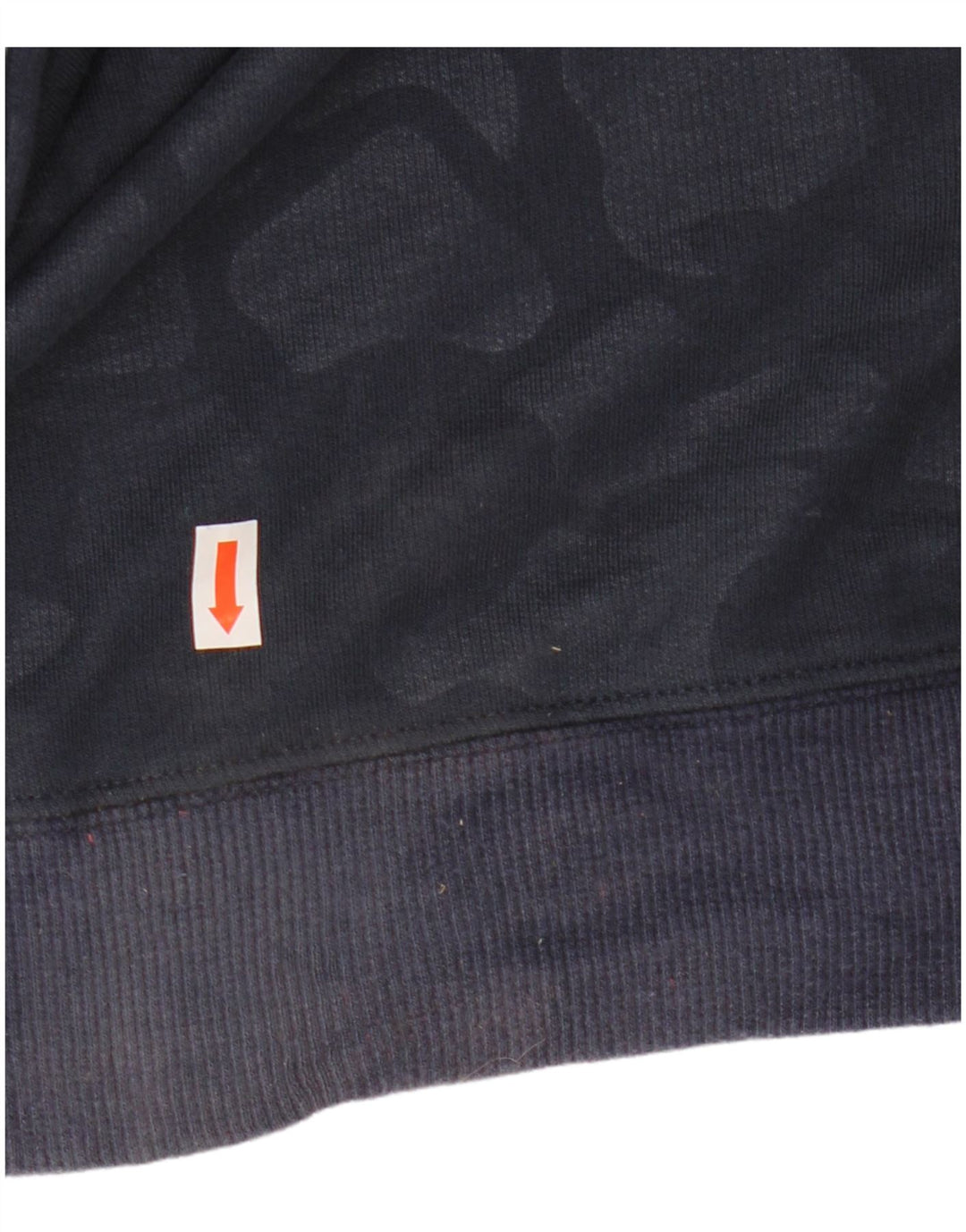 ADIDAS Dame Oversized Sweatshirt Jumper UK 10 Small Navy Blue