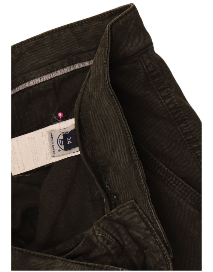 North Sails Herre Straight Cargo Bukser W34 L31 Grøn Bomuld